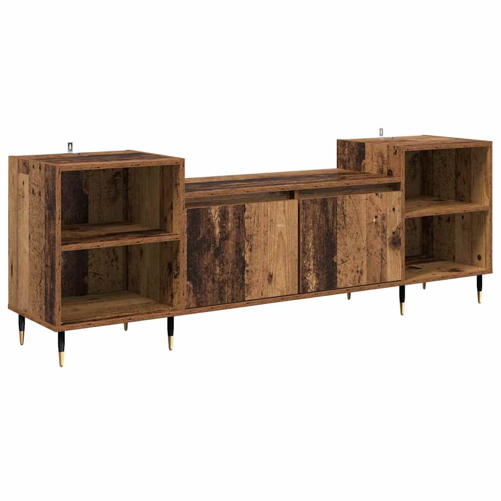 TV-kast Oud Hout 160 x 35 x 55 cm Bewerkt hout is nu te koop bij PeponiXL, paradijselijk wonen!