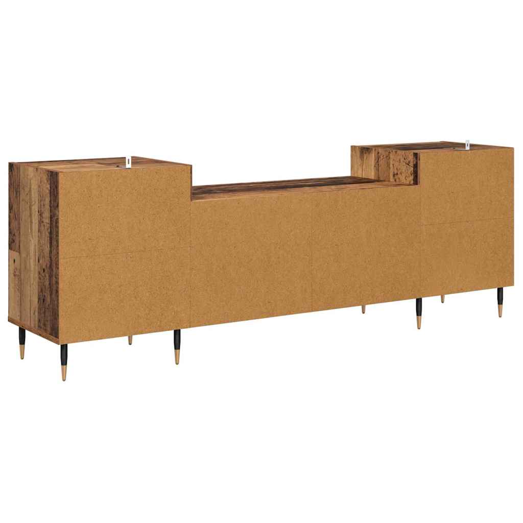 TV-kast Oud Hout 160 x 35 x 55 cm Bewerkt hout is nu te koop bij PeponiXL, paradijselijk wonen!