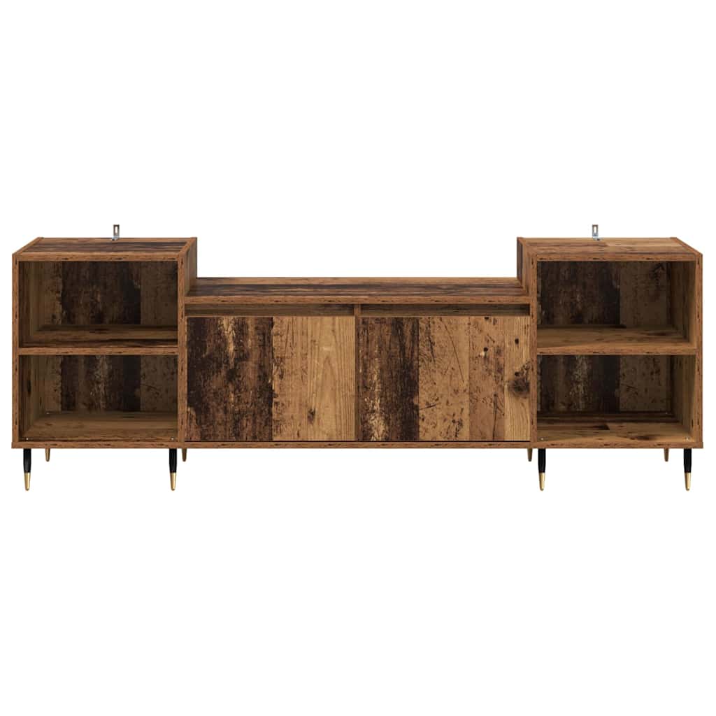 TV-kast Oud Hout 160 x 35 x 55 cm Bewerkt hout is nu te koop bij PeponiXL, paradijselijk wonen!