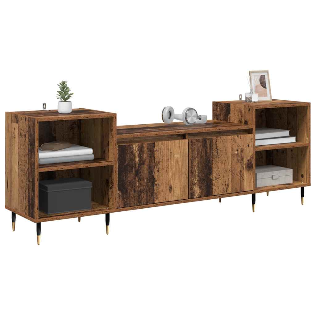 TV-kast Oud Hout 160 x 35 x 55 cm Bewerkt hout is nu te koop bij PeponiXL, paradijselijk wonen!