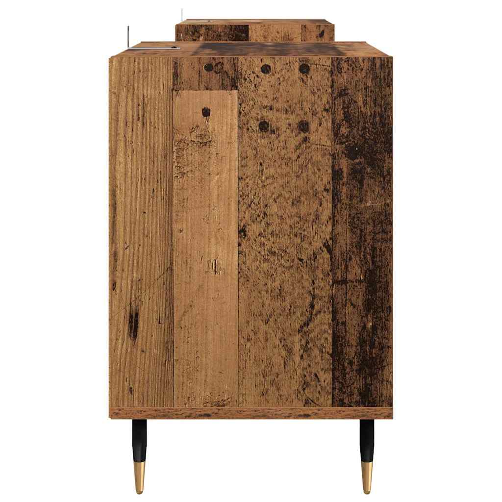 TV-kast Oud Hout 160 x 35 x 55 cm Bewerkt hout is nu te koop bij PeponiXL, paradijselijk wonen!