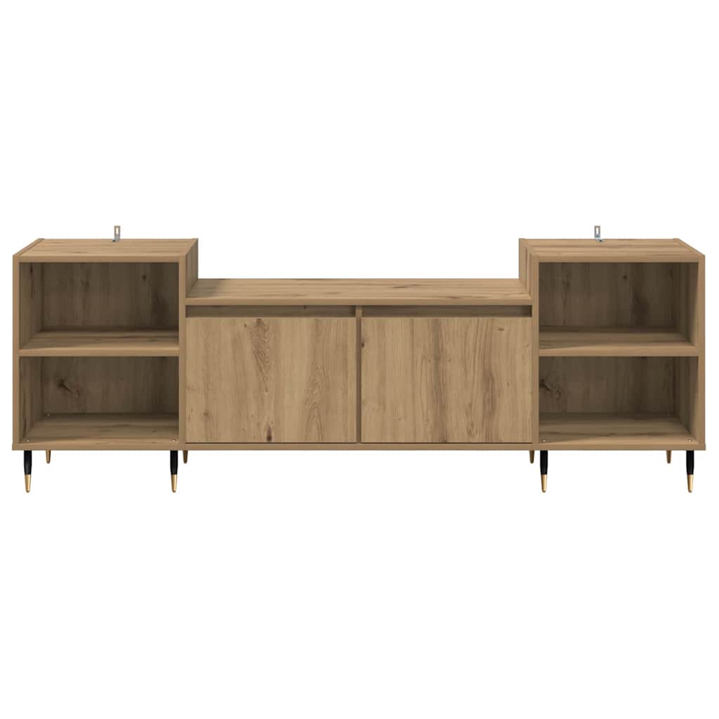 TV-kast Artisan Eiken 160 x 35 x 55 cm Bewerkt hout is nu te koop bij PeponiXL, paradijselijk wonen!