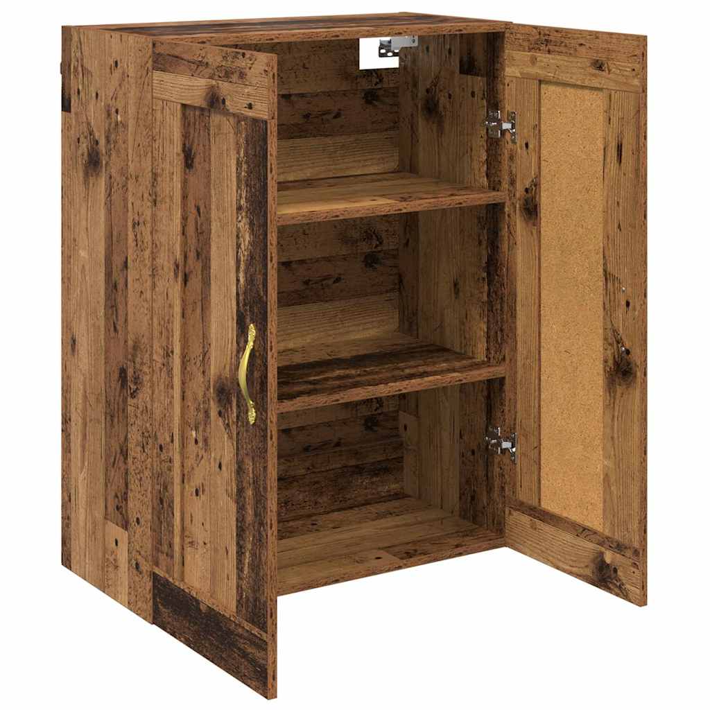 Wandkast Oud Hout 69,5 x 34 x 90 cm Bewerkt hout is nu te koop bij PeponiXL, paradijselijk wonen!
