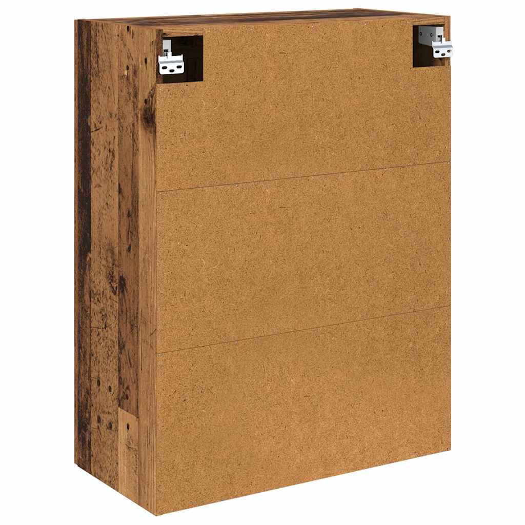Wandkast Oud Hout 69,5 x 34 x 90 cm Bewerkt hout is nu te koop bij PeponiXL, paradijselijk wonen!