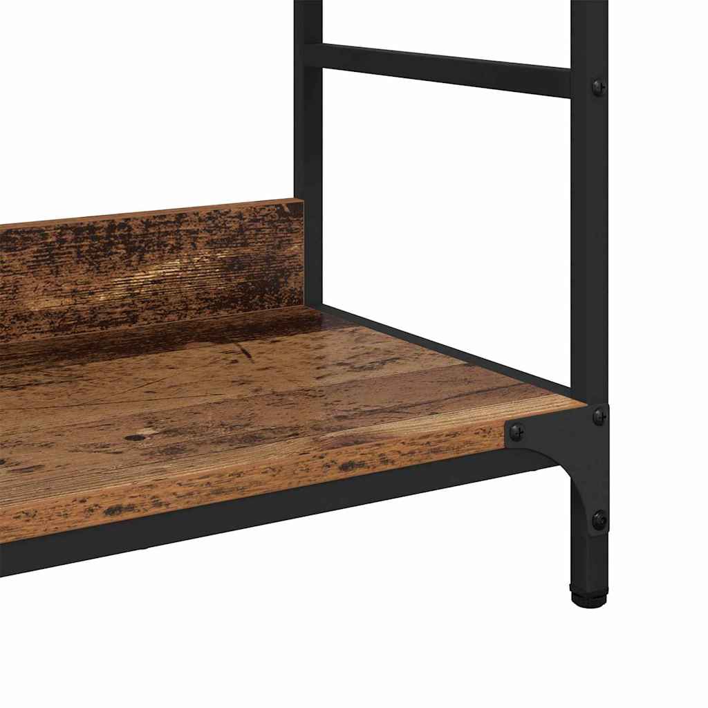 Boekenkast Oud hout 78,5 x 33 x 82 cm Bewerkt hout is nu te koop bij PeponiXL, paradijselijk wonen!