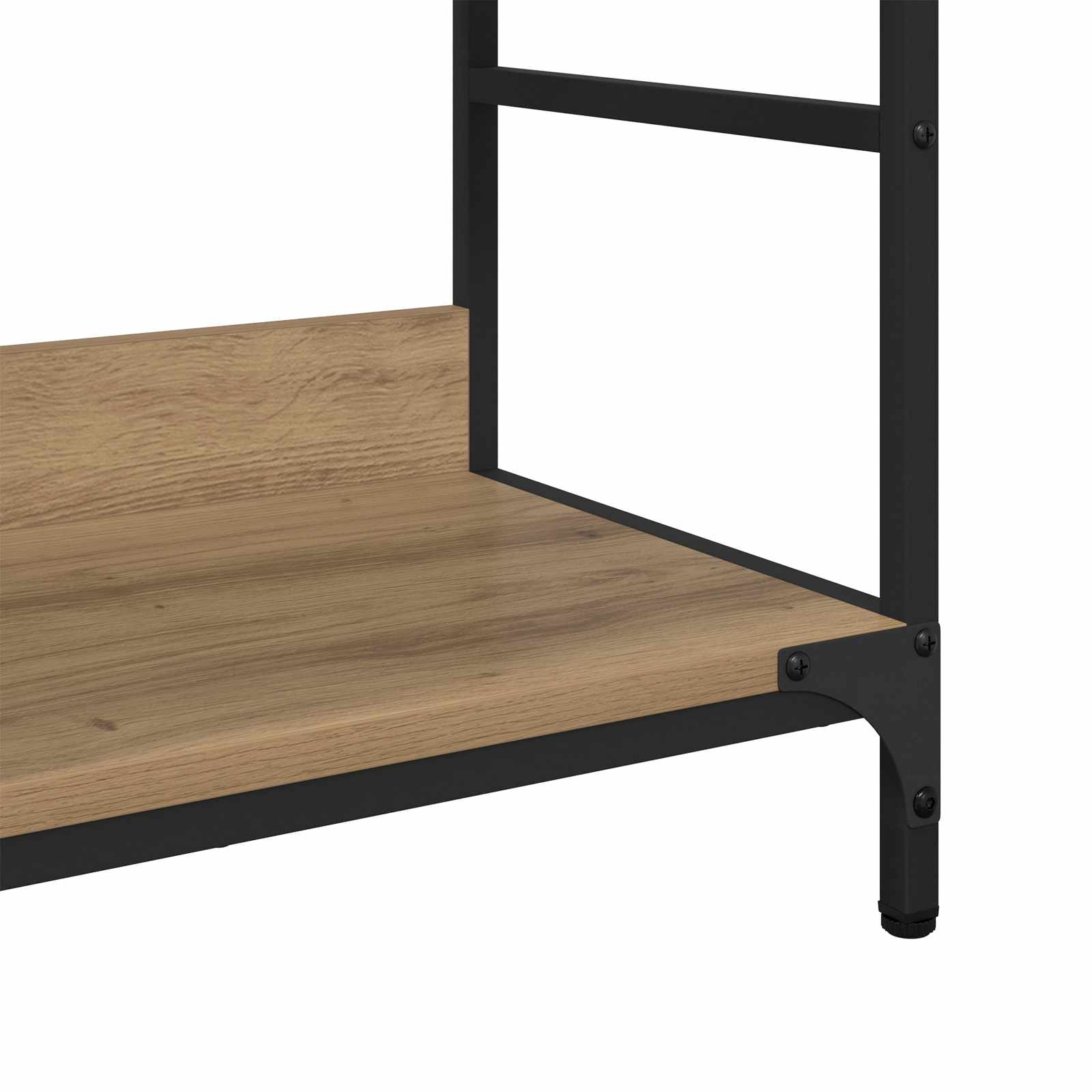 Boekenkast 4-laags 78,5 x 33 x 82 cm Bewerkt hout is nu te koop bij PeponiXL, paradijselijk wonen!