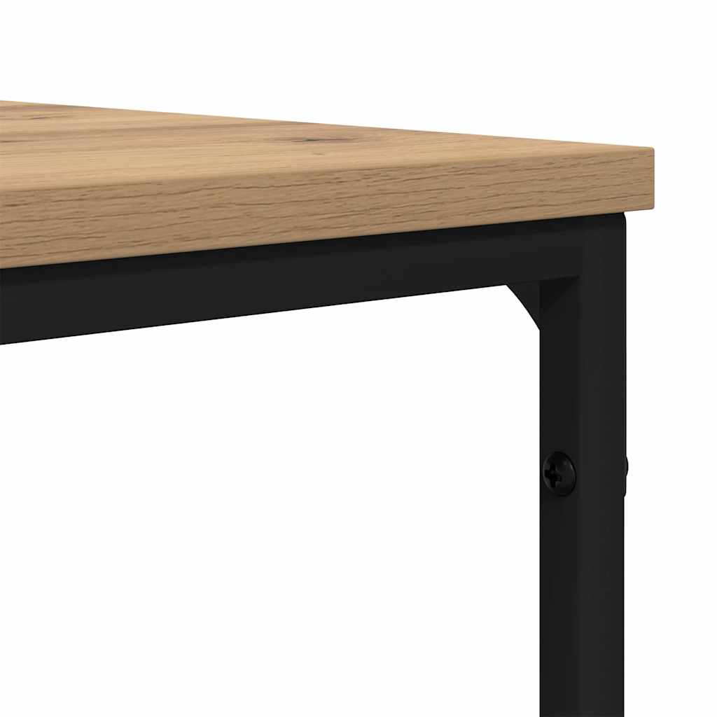 Salontafel Artisan Eiken 100 x 100 x 40 cm Bewerkt hout is nu te koop bij PeponiXL, paradijselijk wonen!