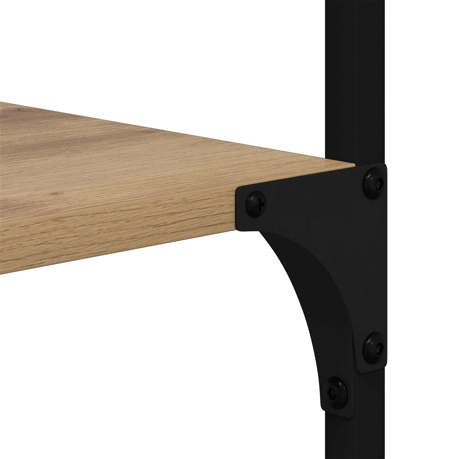 Boekenkast 5-laags 99 x 35,5 x 176 cm Bewerkt hout is nu te koop bij PeponiXL, paradijselijk wonen!