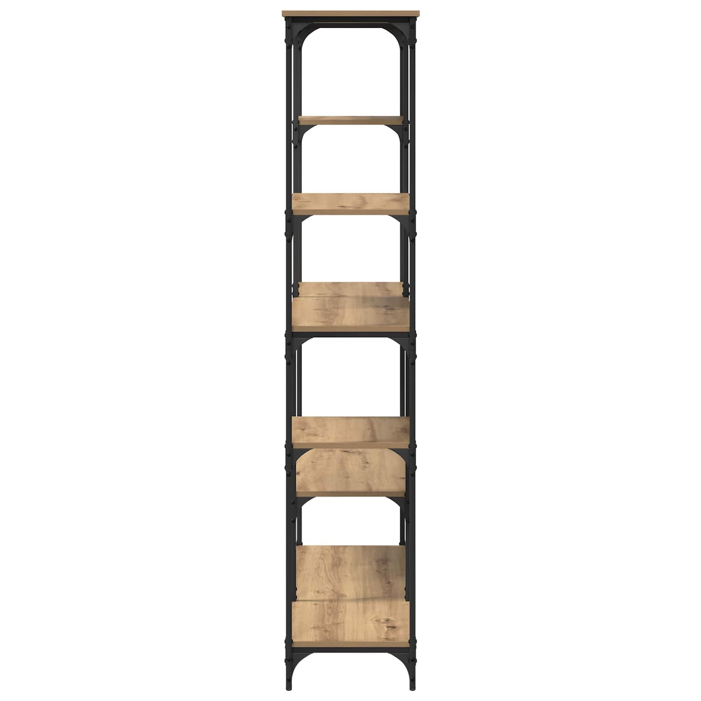 Boekenkast 5-laags 99 x 35,5 x 176 cm Bewerkt hout is nu te koop bij PeponiXL, paradijselijk wonen!
