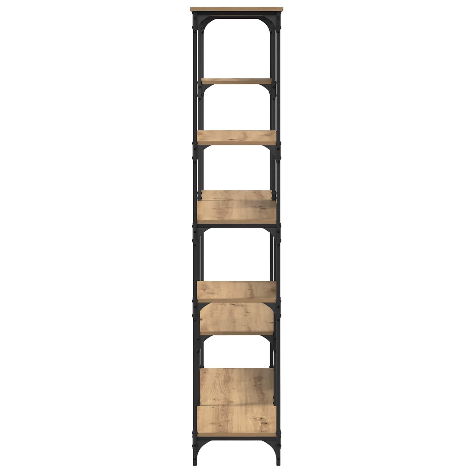 Boekenkast 5-laags 99 x 35,5 x 176 cm Bewerkt hout is nu te koop bij PeponiXL, paradijselijk wonen!