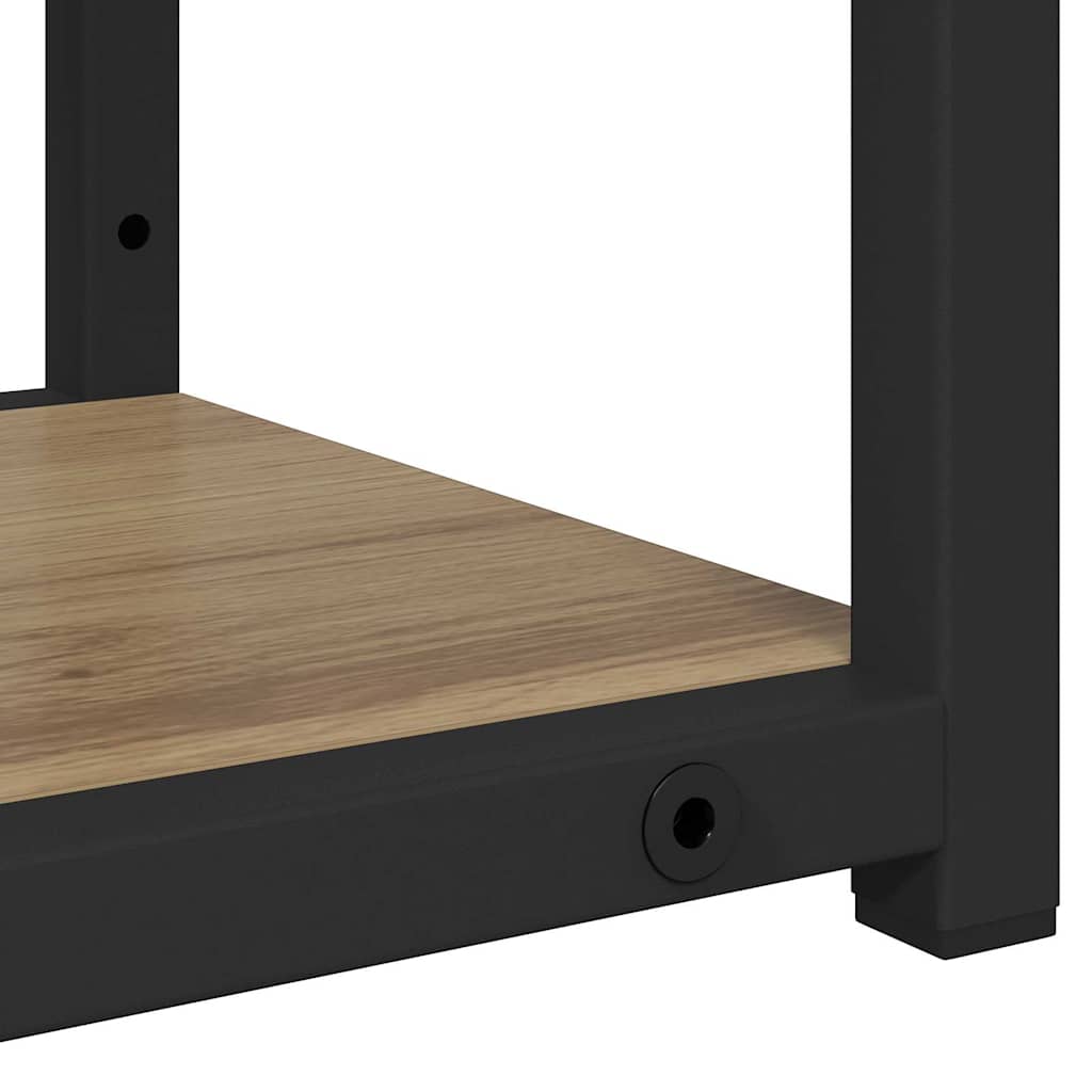 Wandplank Artisan Eiken 60 x 21 x 78,5 cm Bewerkt hout is nu te koop bij PeponiXL, paradijselijk wonen!