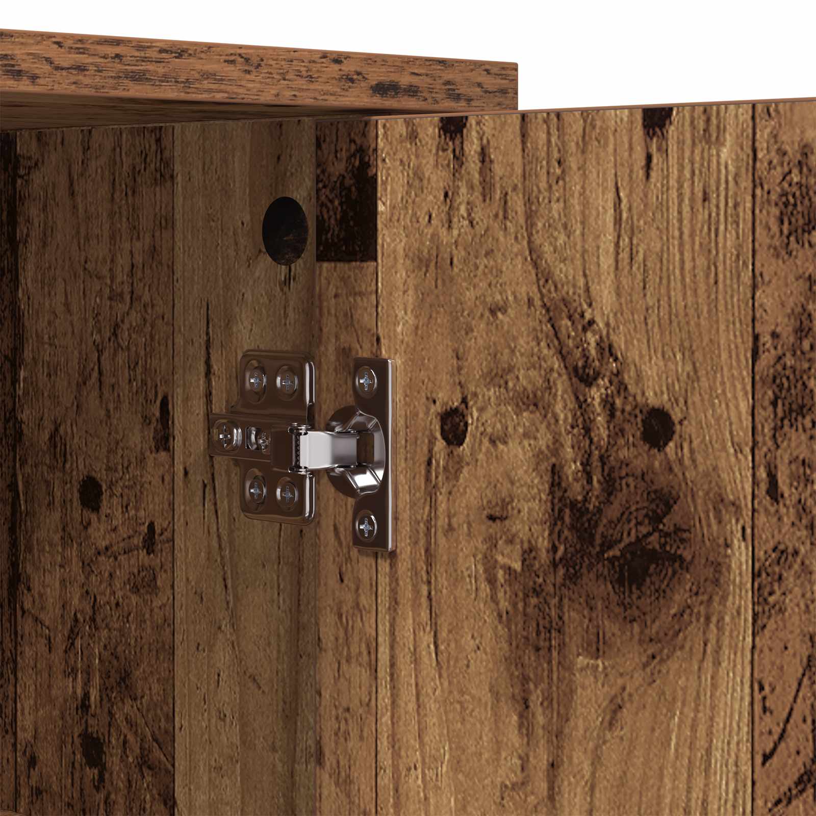 Dressoir Oud Hout 70 x 30 x 80 cm Bewerkt hout is nu te koop bij PeponiXL, paradijselijk wonen!