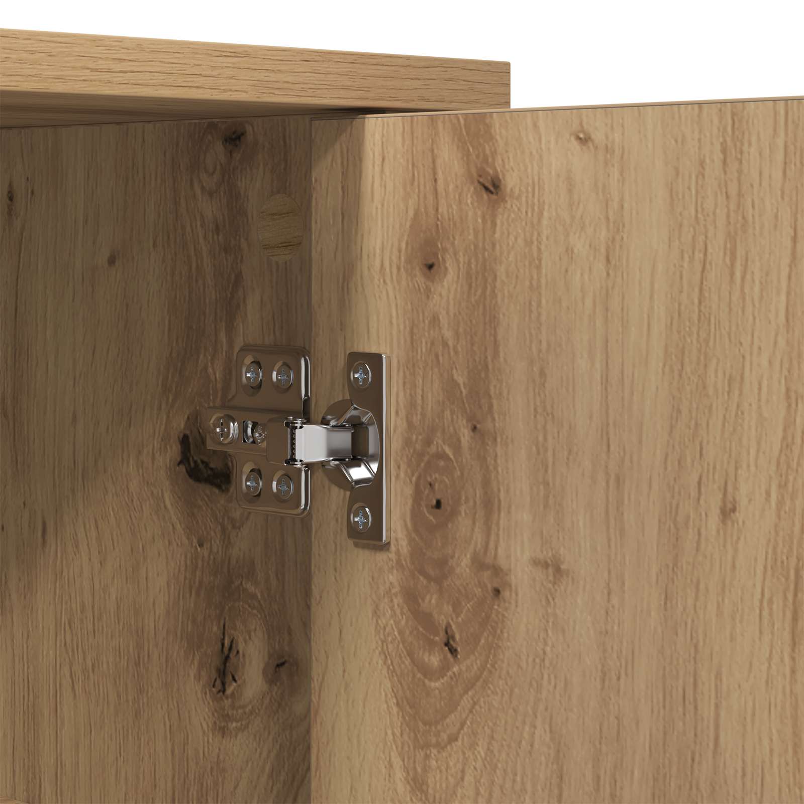 Dressoir Artisan Eiken 70 x 30 x 80 cm Bewerkt hout is nu te koop bij PeponiXL, paradijselijk wonen!