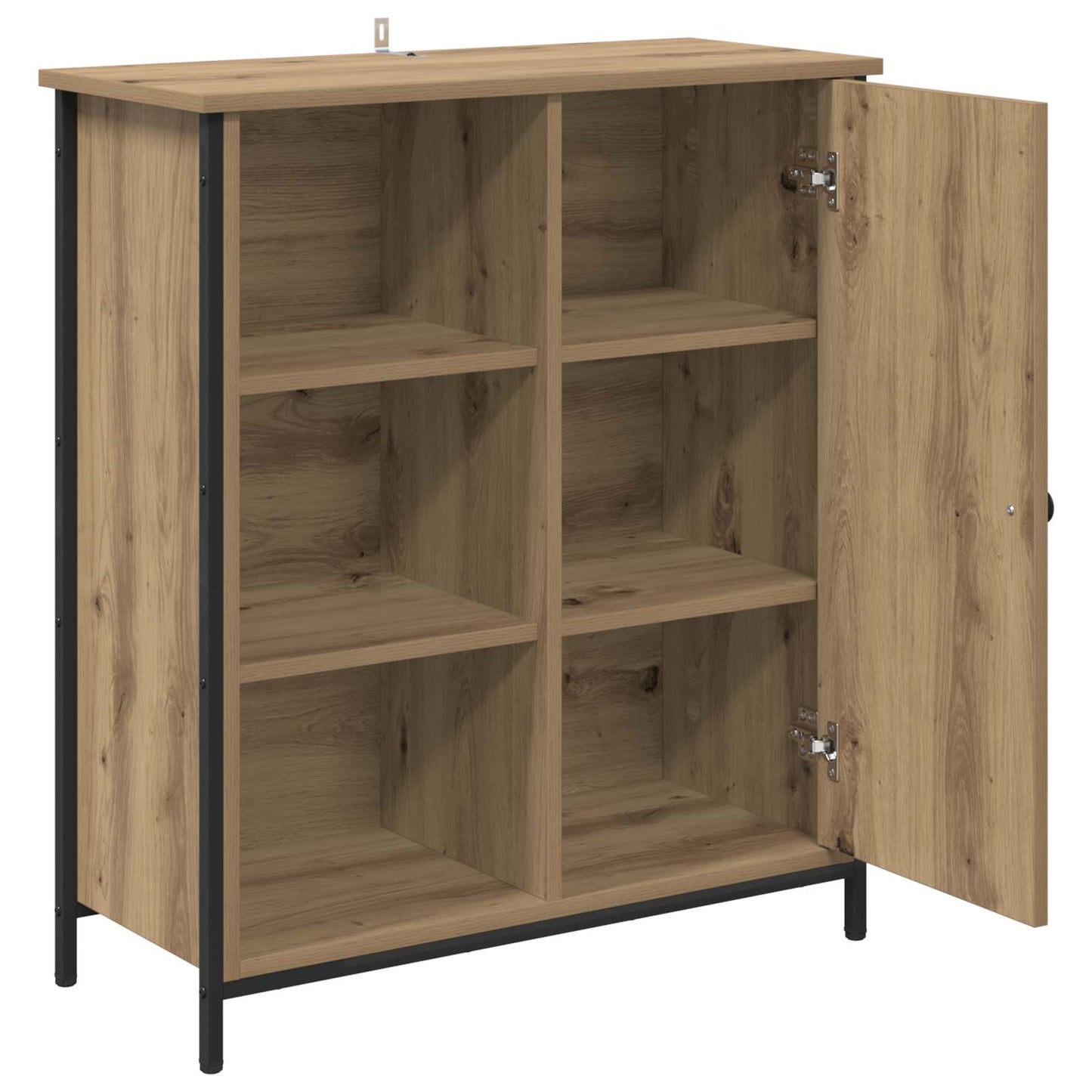 Dressoir Artisan Eiken 70 x 30 x 80 cm Bewerkt hout is nu te koop bij PeponiXL, paradijselijk wonen!