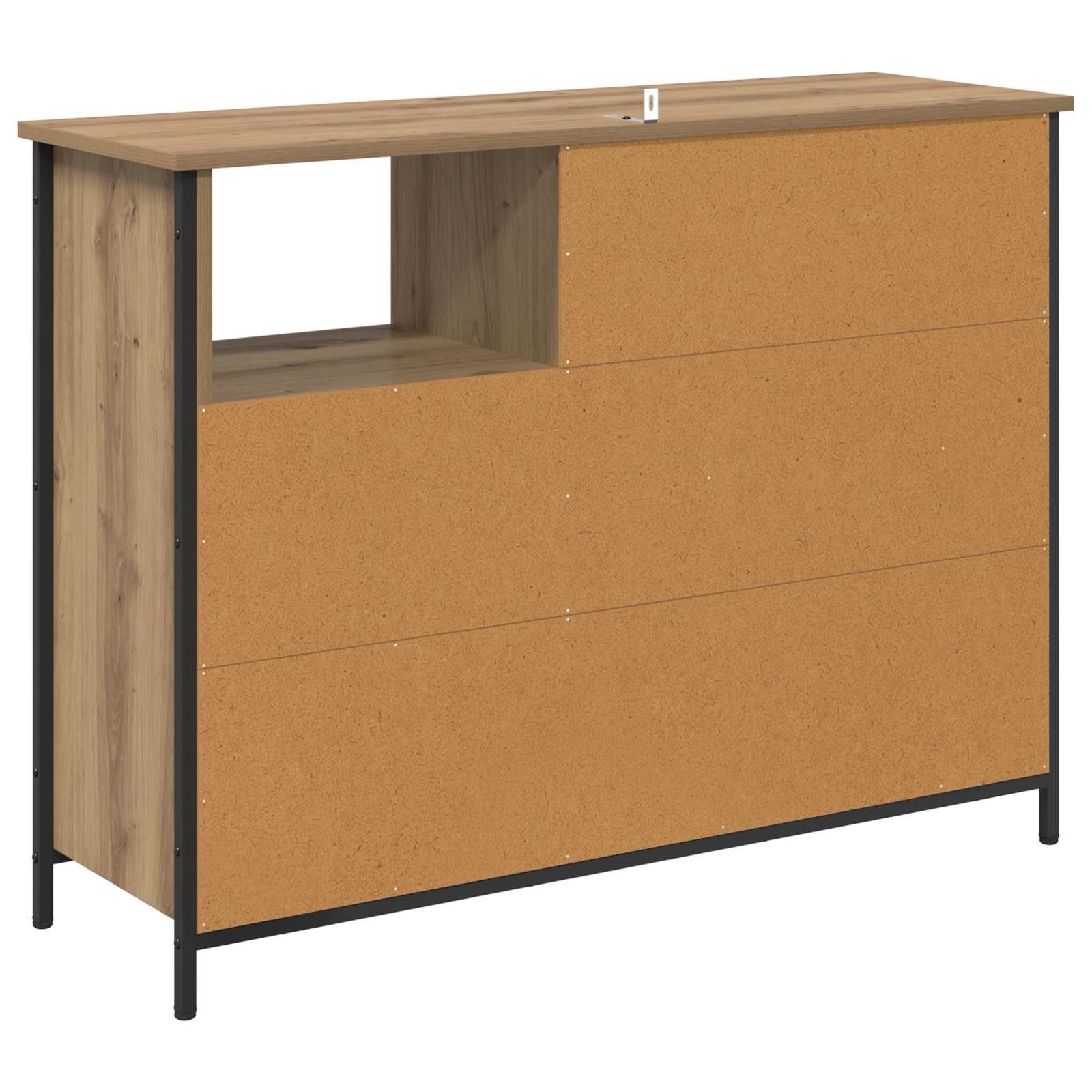 Dressoir Artisan Eiken 100 x 33 x 75 cm Bewerkt hout is nu te koop bij PeponiXL, paradijselijk wonen!
