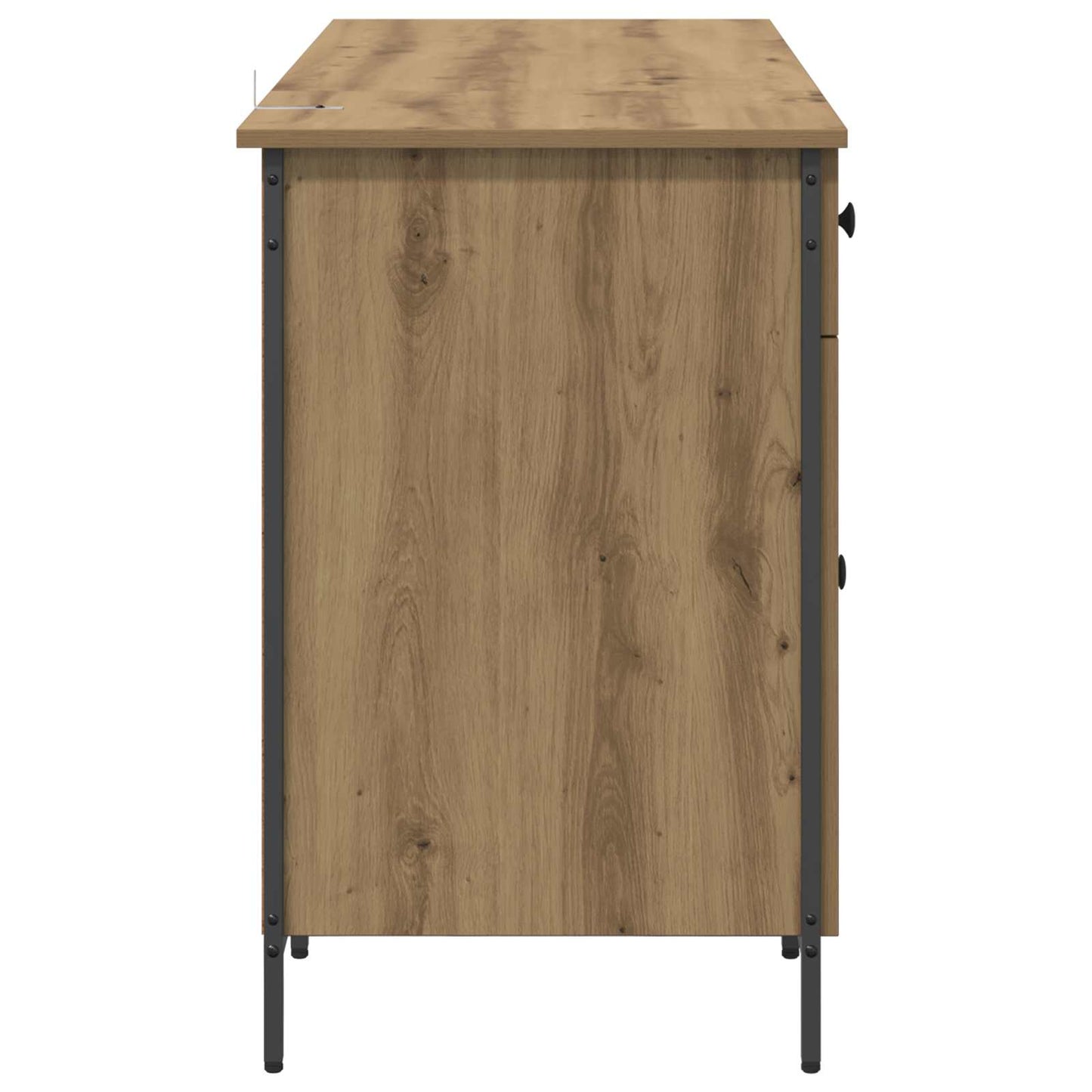 Computerbureau Artisan Eiken Bewerkt hout 131 x 48 x 75 cm
