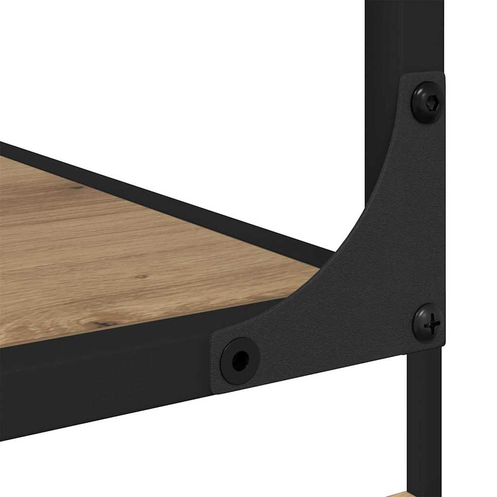 Boekenkast artisanaal eikenkleurig 81 x 36 x 176 cm is nu te koop bij PeponiXL, paradijselijk wonen!