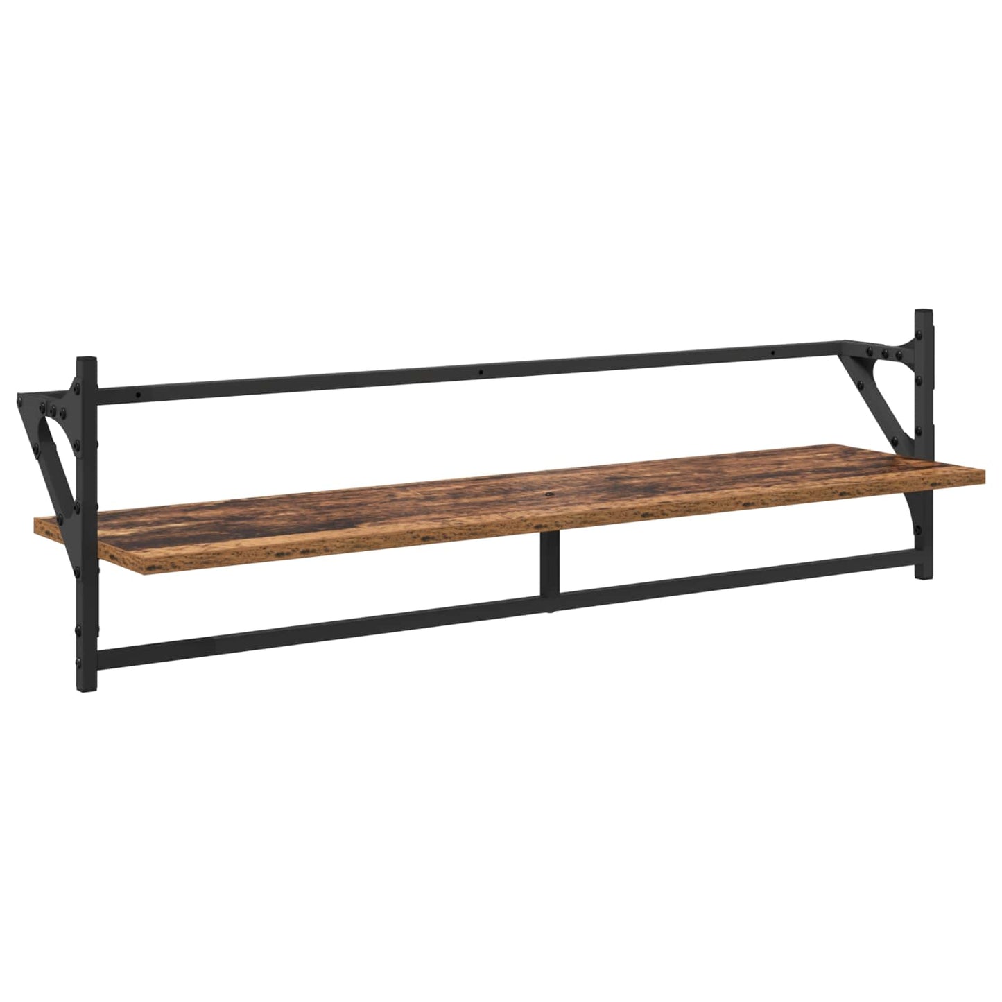 Wandplankenset 6 pcs Oud Hout 100 x 25 x 30 cm Bewerkt hout is nu te koop bij PeponiXL, paradijselijk wonen!