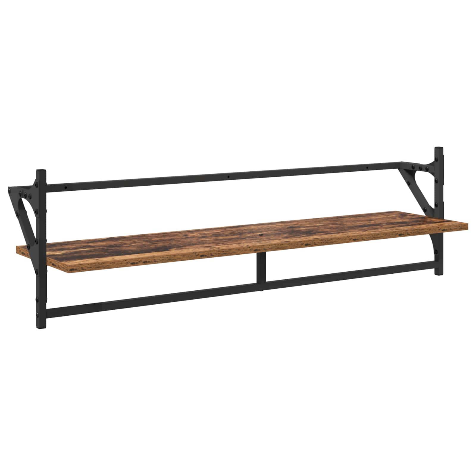 Wandplankenset 6 pcs Oud Hout 100 x 25 x 30 cm Bewerkt hout is nu te koop bij PeponiXL, paradijselijk wonen!