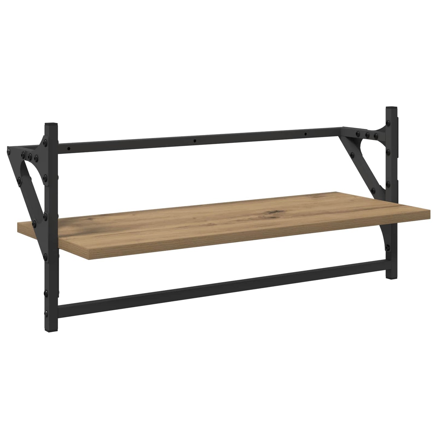 Wandplankenset Muurmontage 6 pcs Artisan Eiken 100 x 25 x 30 cm