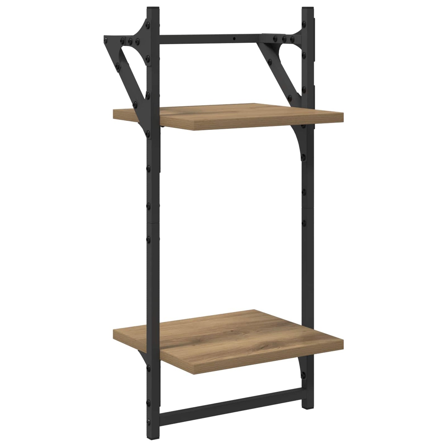 Wandplankenset Muurmontage 6 pcs Artisan Eiken 100 x 25 x 30 cm