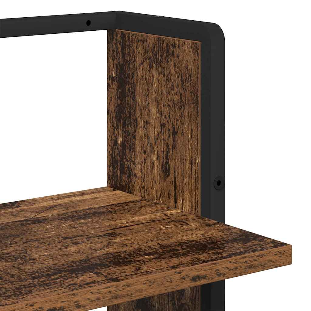 Wandplank met plank Oud Hout 30 x 25 x 100 cm Bewerkt hout is nu te koop bij PeponiXL, paradijselijk wonen!