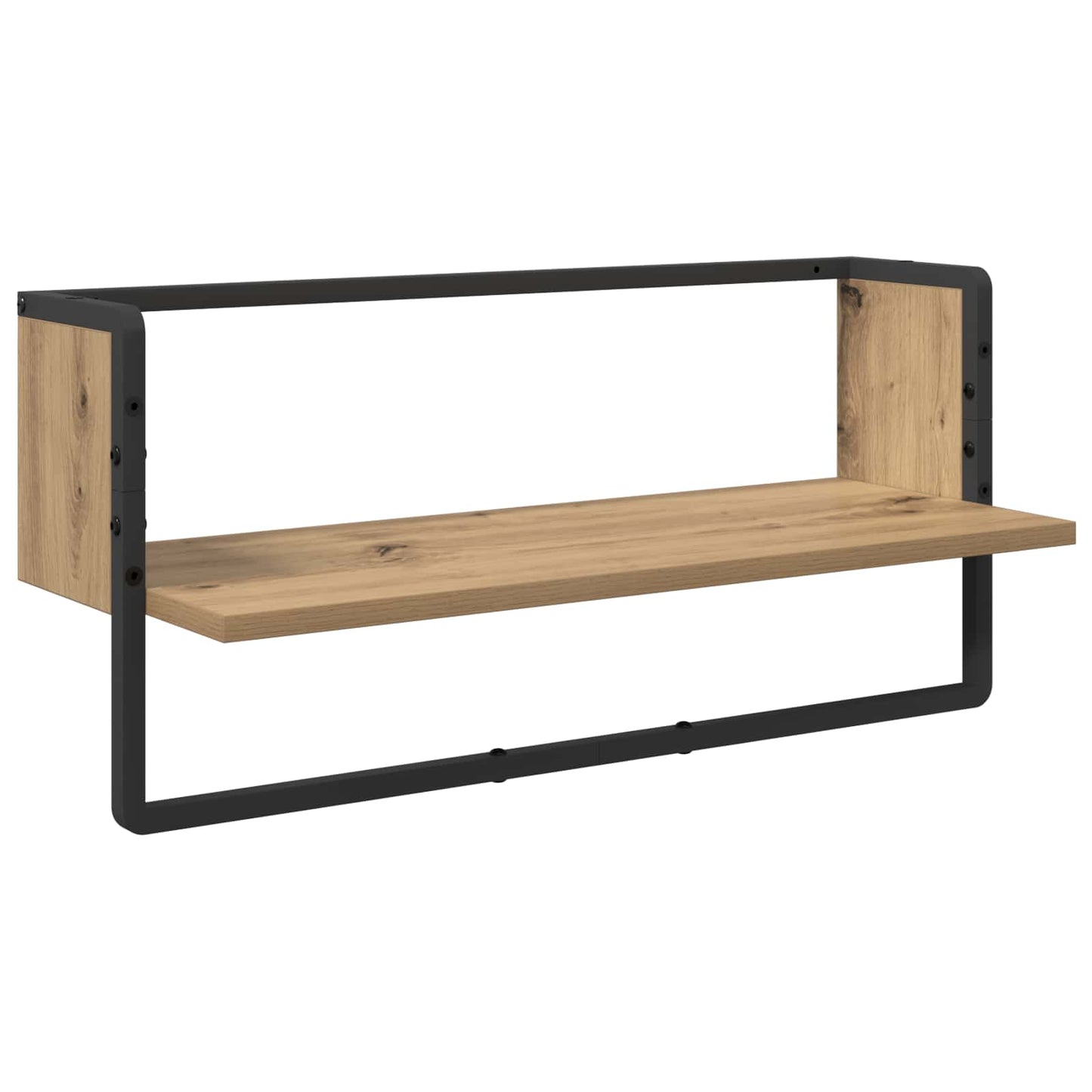 Wandplankenset Muurmontage 6 pcs Artisan Eiken 100 x 25 x 30 cm