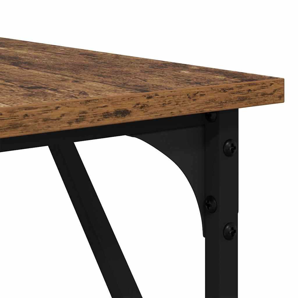 Bureau Oud Hout 149 x 149 x 75 cm Bewerkt hout is nu te koop bij PeponiXL, paradijselijk wonen!