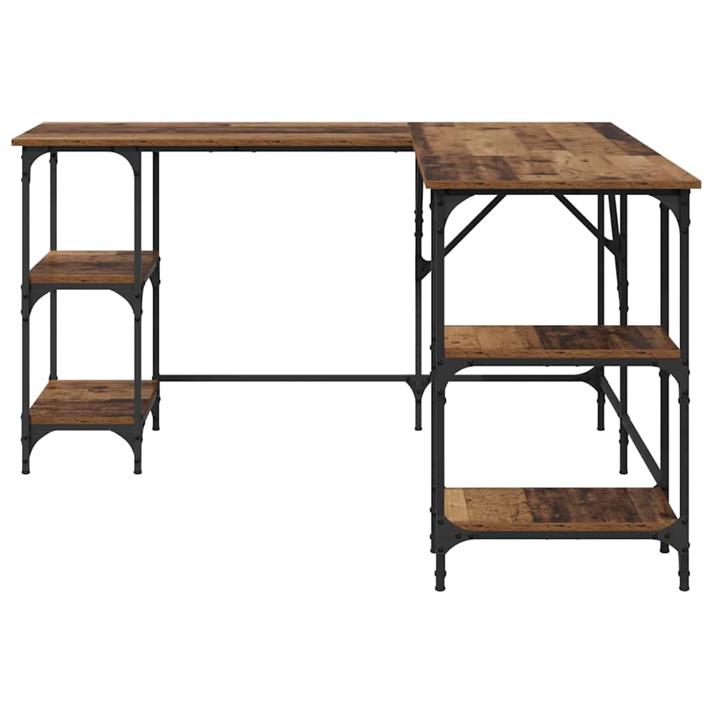 Bureau Oud Hout 139 x 139 x 75 cm Bewerkt hout is nu te koop bij PeponiXL, paradijselijk wonen!