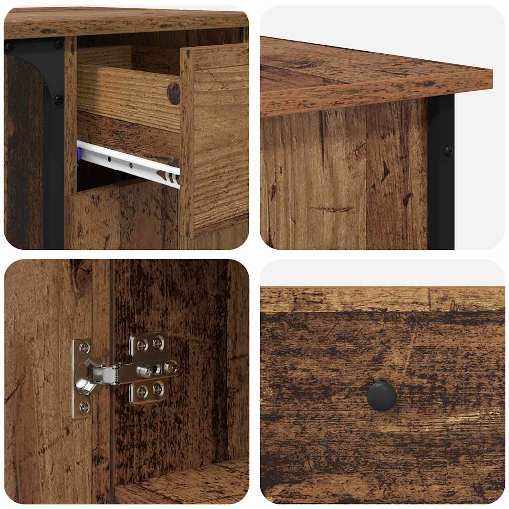 Bureau Oud Hout 141 x 141 x 75 cm Bewerkt hout is nu te koop bij PeponiXL, paradijselijk wonen!