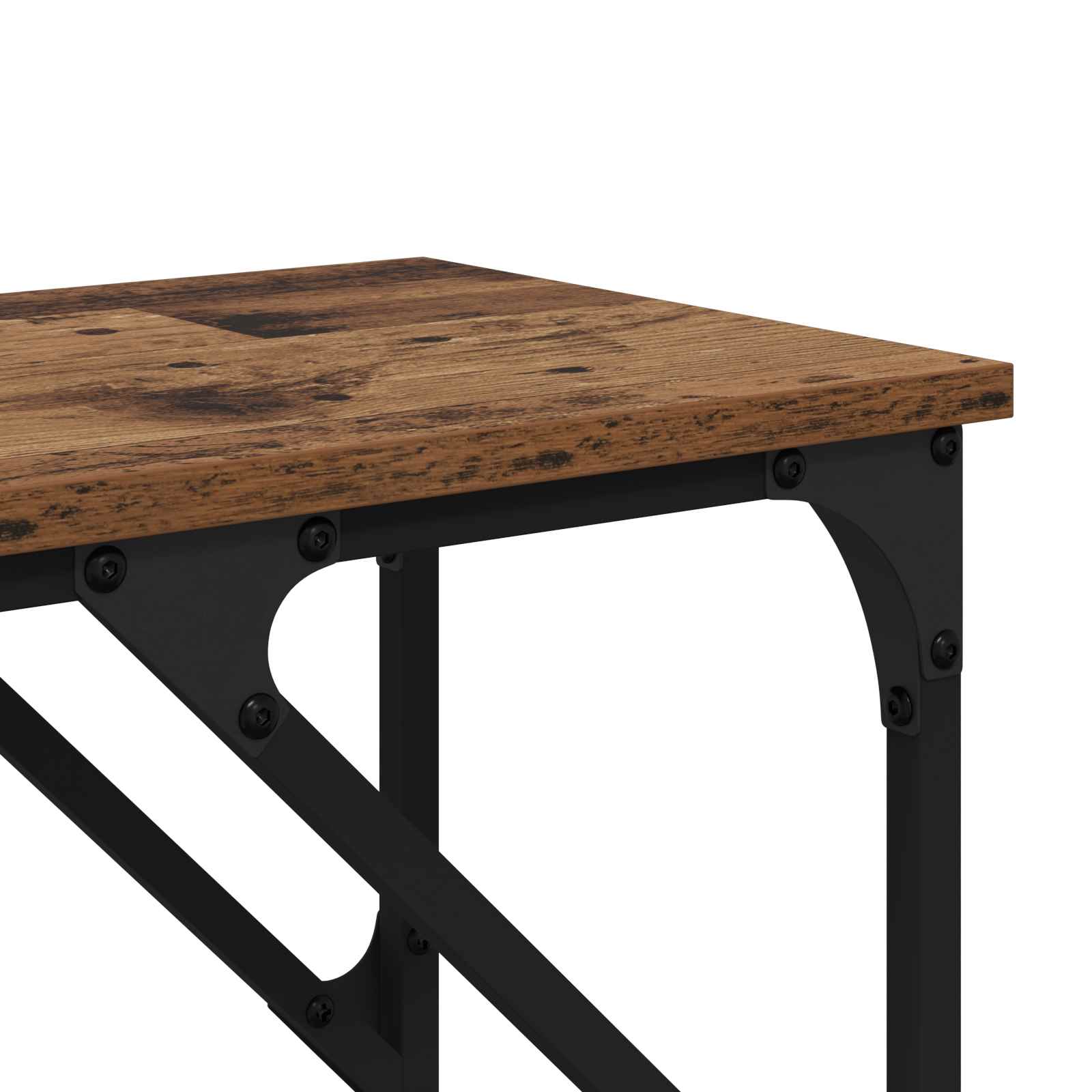 Wandtafel Oud Hout 180 x 30 x 75 cm Bewerkt hout is nu te koop bij PeponiXL, paradijselijk wonen!
