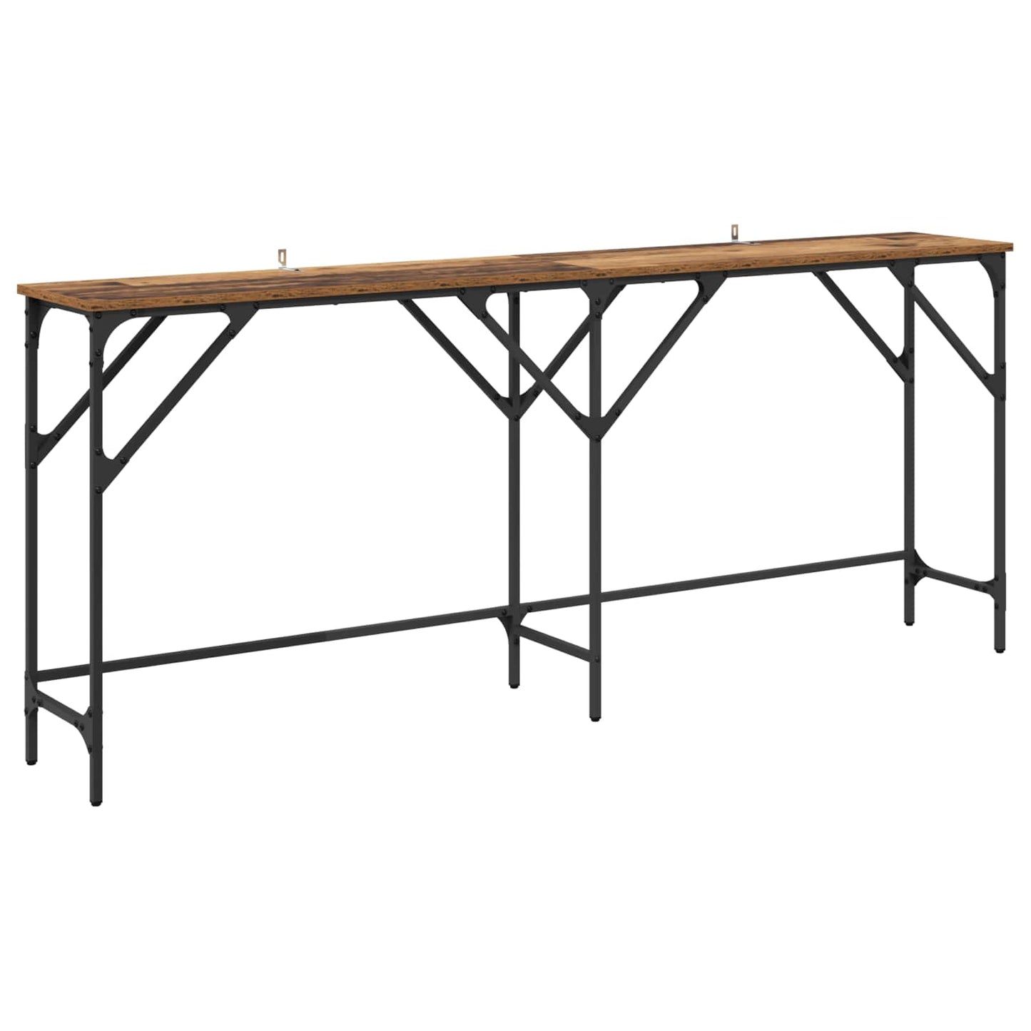 Wandtafel Oud Hout 180 x 30 x 75 cm Bewerkt hout is nu te koop bij PeponiXL, paradijselijk wonen!