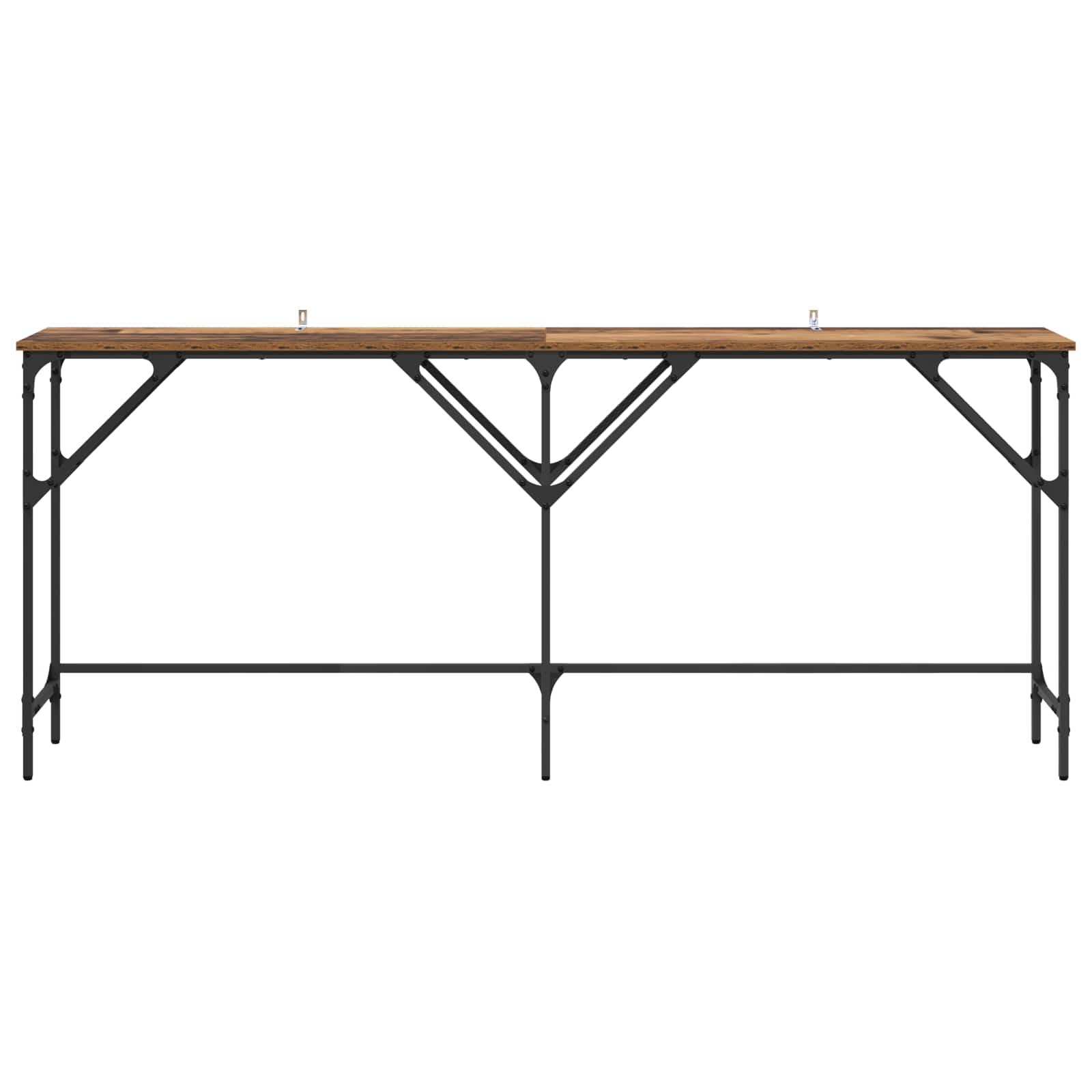 Wandtafel Oud Hout 180 x 30 x 75 cm Bewerkt hout is nu te koop bij PeponiXL, paradijselijk wonen!