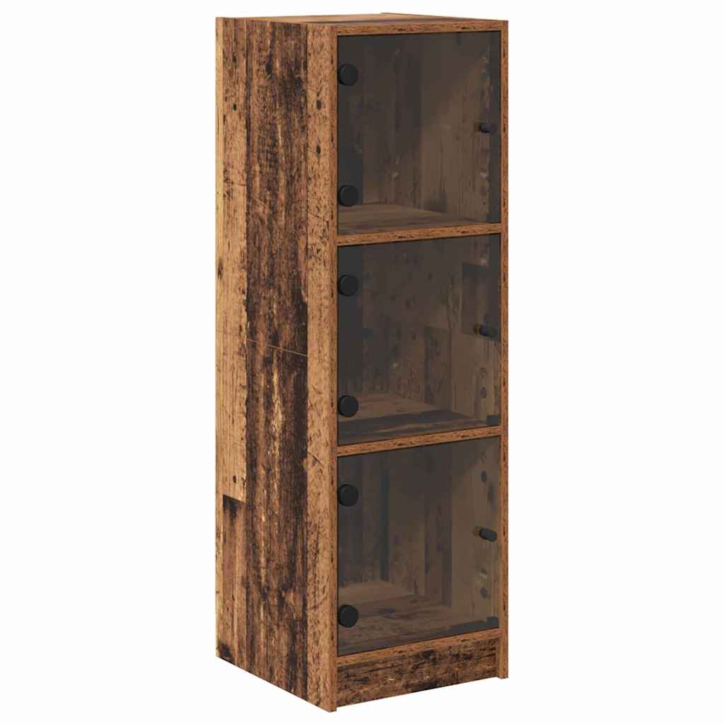 Highboard Oud Hout 35 x 37 x 109 cm Bewerkt hout is nu te koop bij PeponiXL, paradijselijk wonen!