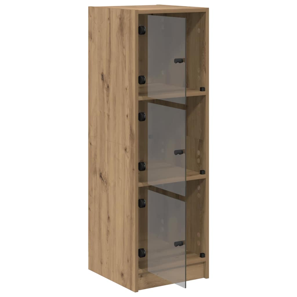 Highboard Artisan Eiken 35 x 37 x 109 cm Bewerkt hout is nu te koop bij PeponiXL, paradijselijk wonen!