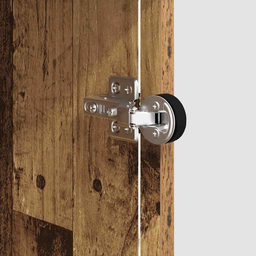 Dressoir Oud hout 35 x 37 x 76 cm Bewerkt hout is nu te koop bij PeponiXL, paradijselijk wonen!