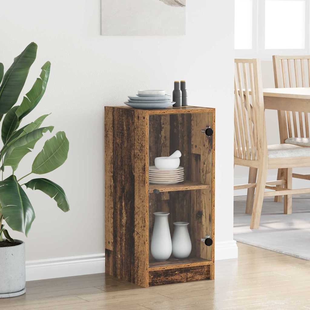 Dressoir Oud hout 35 x 37 x 76 cm Bewerkt hout is nu te koop bij PeponiXL, paradijselijk wonen!