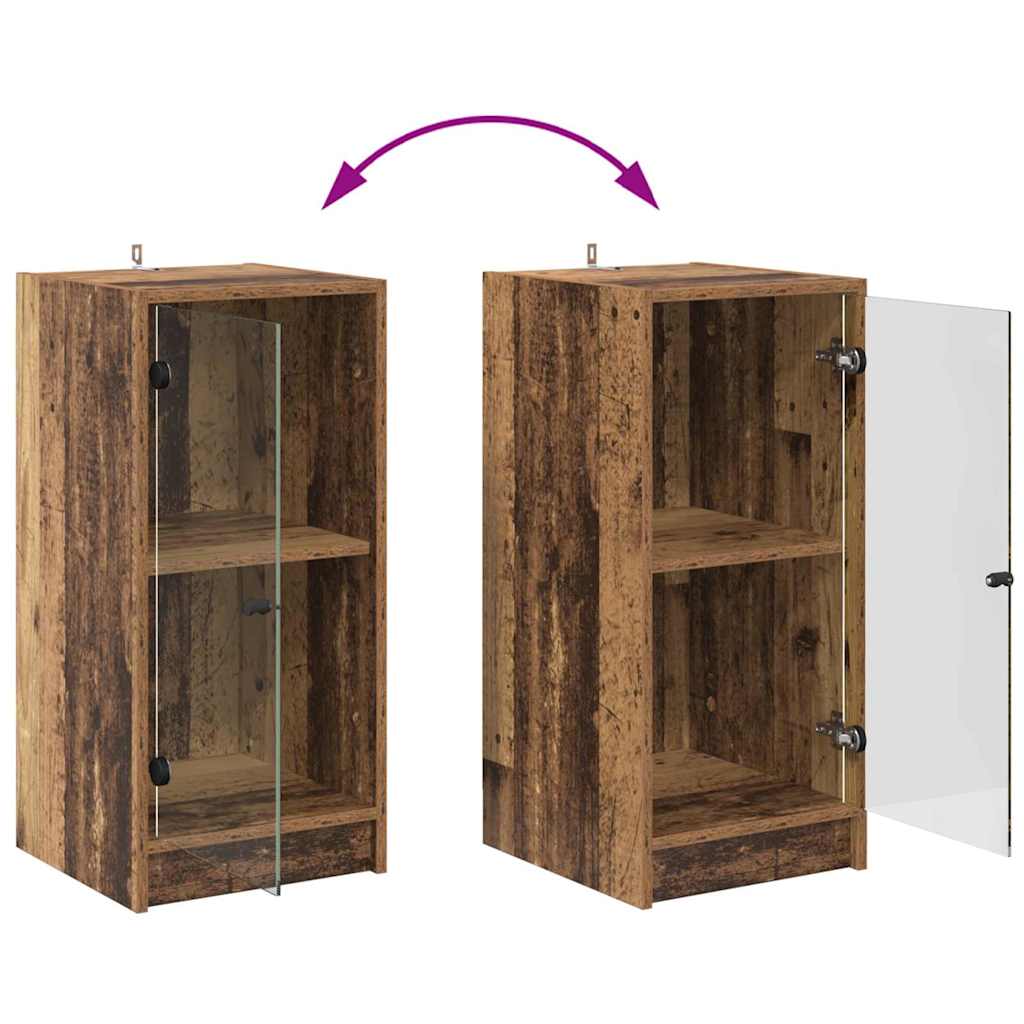 Dressoir Oud hout 35 x 37 x 76 cm Bewerkt hout is nu te koop bij PeponiXL, paradijselijk wonen!