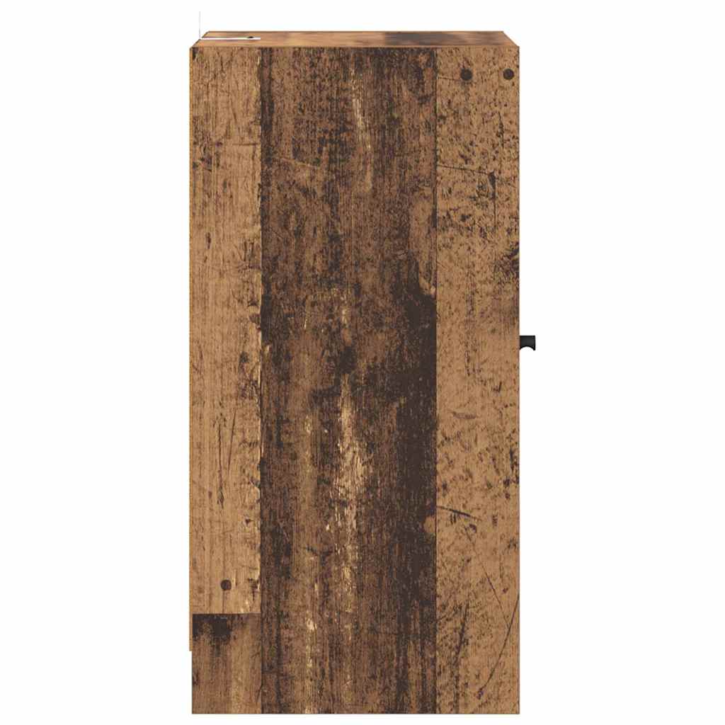 Dressoir Oud hout 35 x 37 x 76 cm Bewerkt hout is nu te koop bij PeponiXL, paradijselijk wonen!