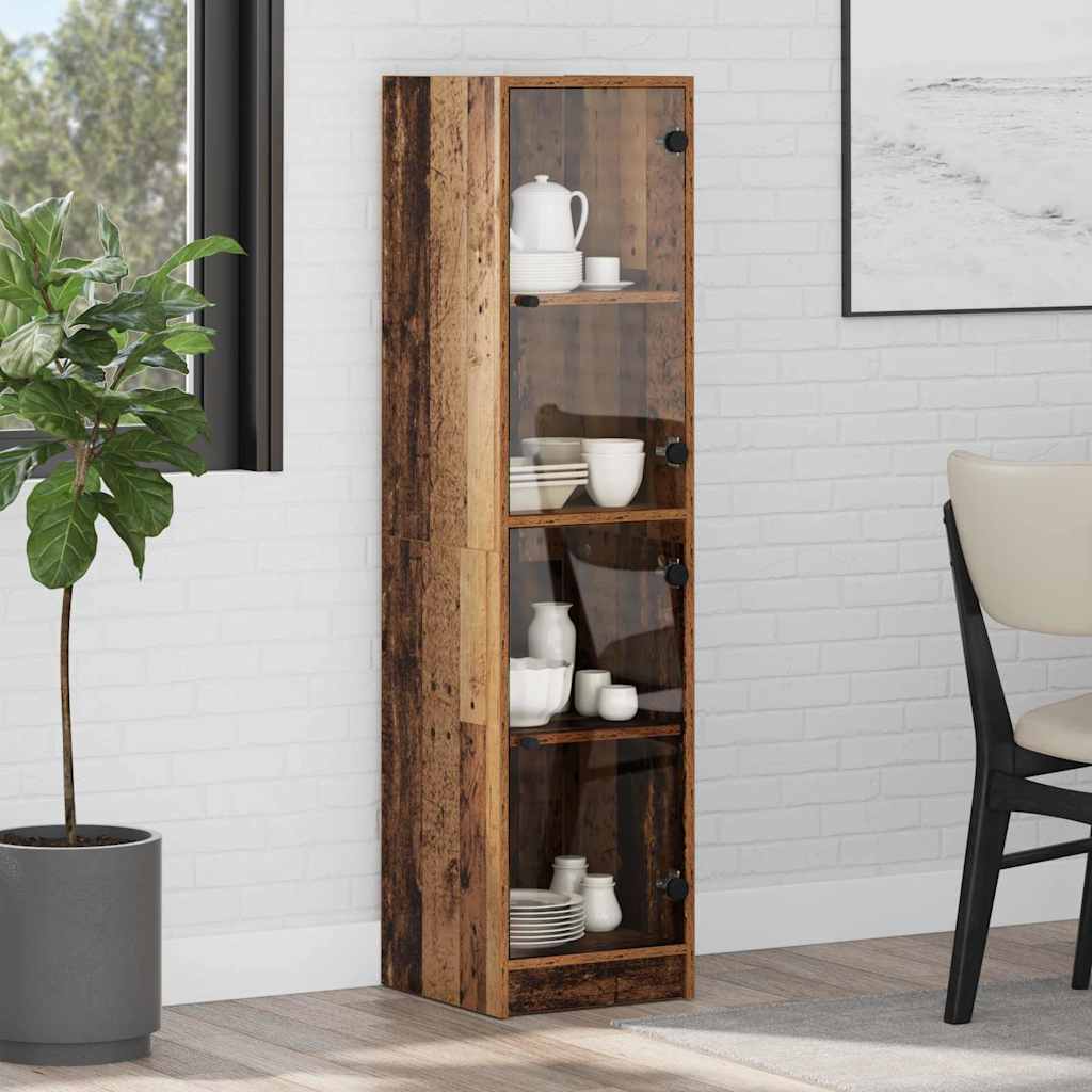 Highboard Oud Hout 35 x 37 x 142 cm Bewerkt hout is nu te koop bij PeponiXL, paradijselijk wonen!