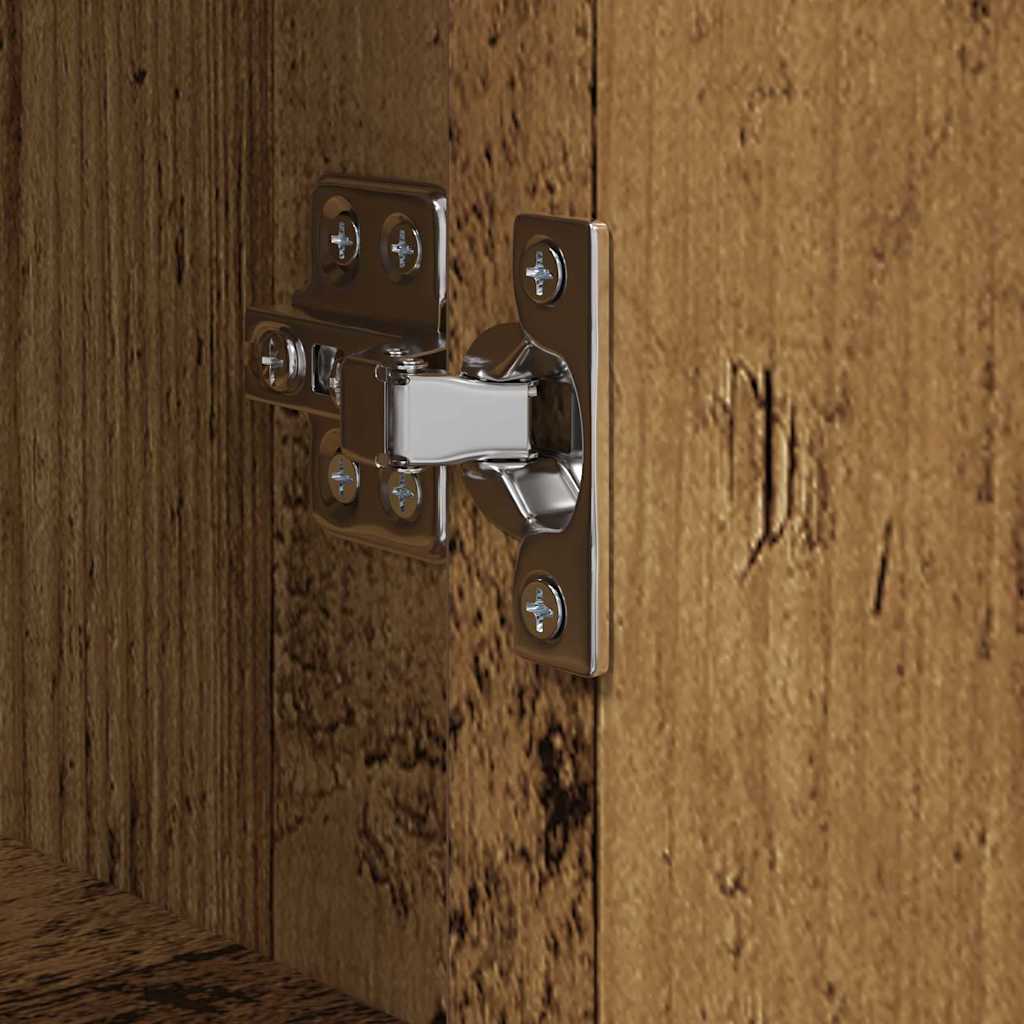 Highboard Oud Hout 35 x 37 x 142 cm Bewerkt hout is nu te koop bij PeponiXL, paradijselijk wonen!