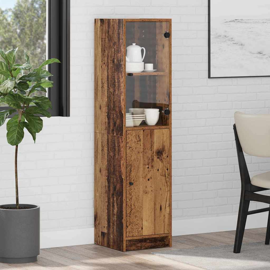 Highboard Oud Hout 35 x 37 x 142 cm Bewerkt hout is nu te koop bij PeponiXL, paradijselijk wonen!