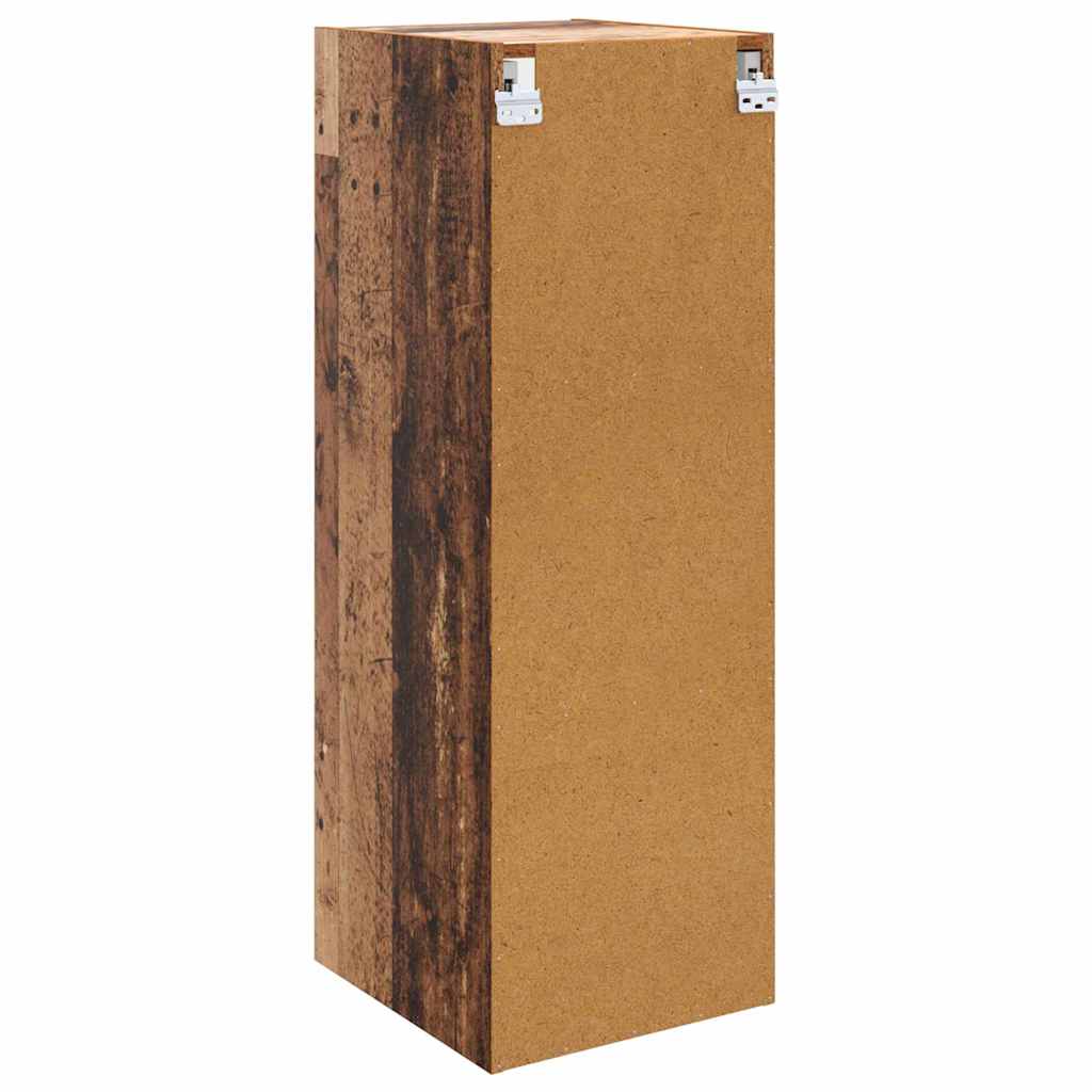 Wandkast Wandgemonteerd Oud Hout 35 x 37 x 102 cm Bewerkt hout is nu te koop bij PeponiXL, paradijselijk wonen!
