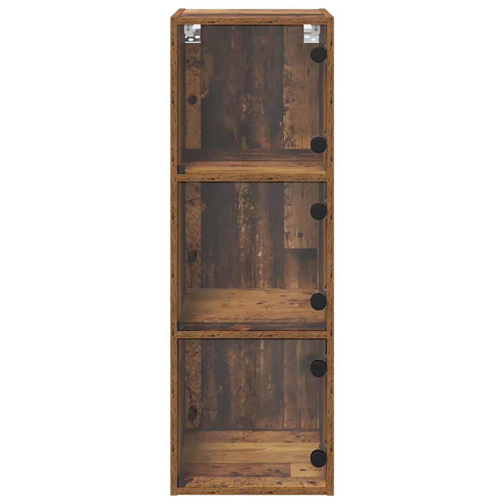 Wandkast Wandgemonteerd Oud Hout 35 x 37 x 102 cm Bewerkt hout is nu te koop bij PeponiXL, paradijselijk wonen!