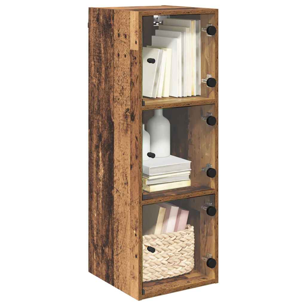 Wandkast Wandgemonteerd Oud Hout 35 x 37 x 102 cm Bewerkt hout is nu te koop bij PeponiXL, paradijselijk wonen!