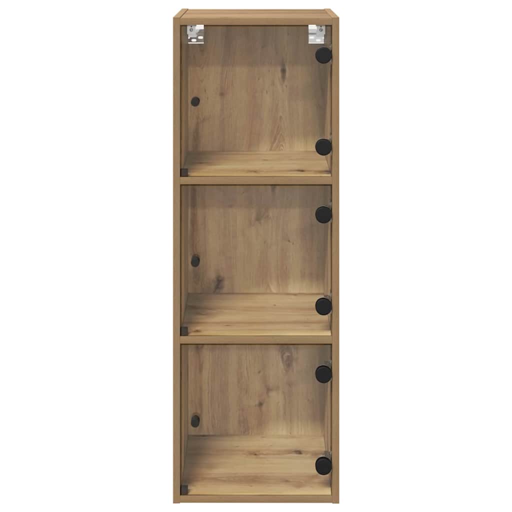 Wandkast Artisan Eiken 35 x 37 x 102 cm Bewerkt hout is nu te koop bij PeponiXL, paradijselijk wonen!