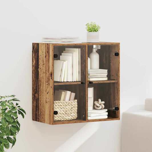 Wandkast Wandgemonteerd Oud Hout 68 x 37 x 68,5 cm Bewerkt hout is nu te koop bij PeponiXL, paradijselijk wonen!