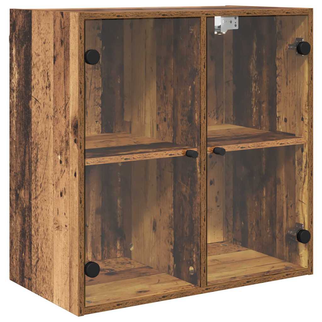 Wandkast Wandgemonteerd Oud Hout 68 x 37 x 68,5 cm Bewerkt hout is nu te koop bij PeponiXL, paradijselijk wonen!