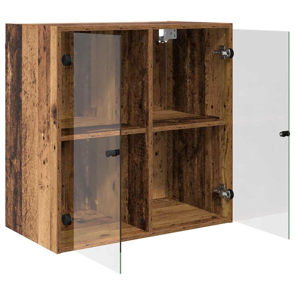 Wandkast Wandgemonteerd Oud Hout 68 x 37 x 68,5 cm Bewerkt hout is nu te koop bij PeponiXL, paradijselijk wonen!