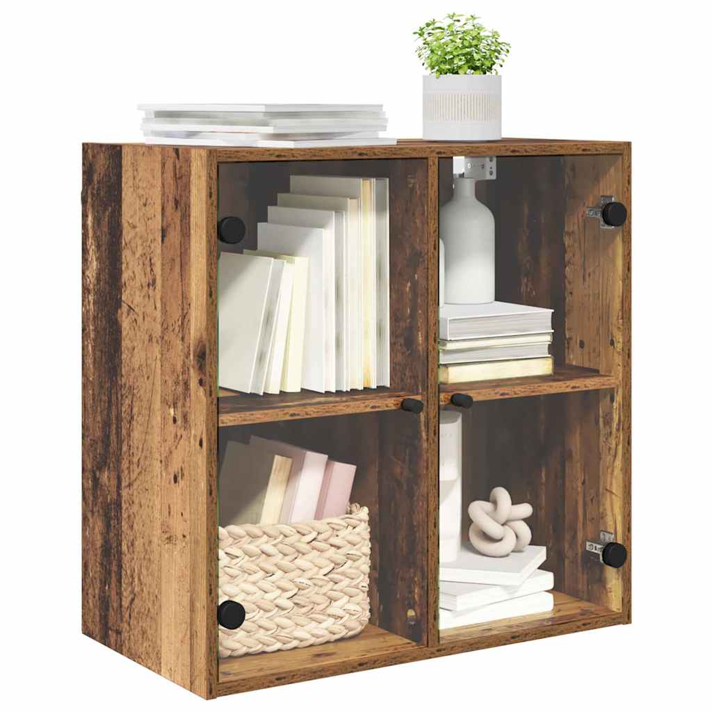 Wandkast Wandgemonteerd Oud Hout 68 x 37 x 68,5 cm Bewerkt hout is nu te koop bij PeponiXL, paradijselijk wonen!